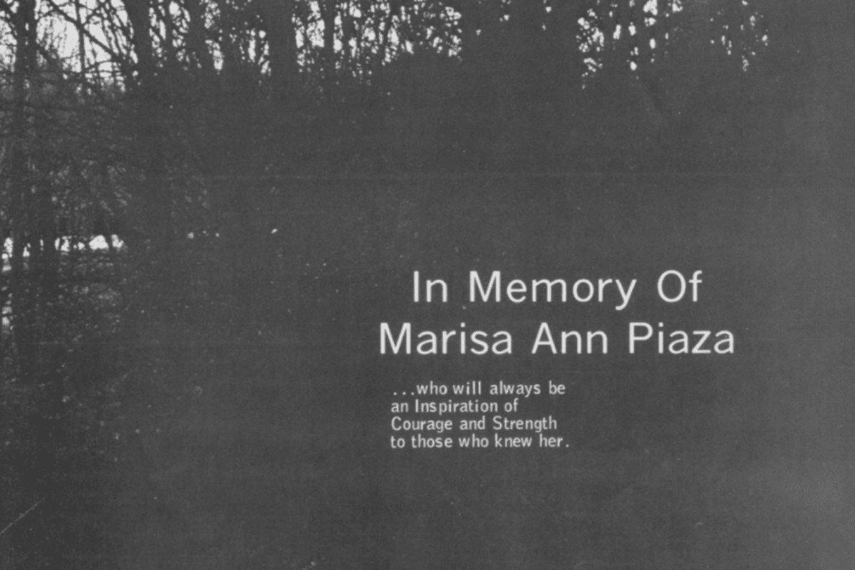 Remembering Marisa Piaza (classmate)